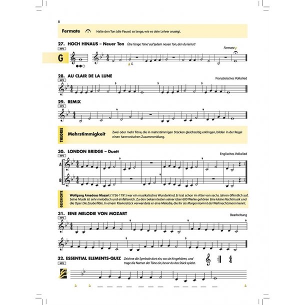 Essential Elements Band 1 - Trompete in C : Die komplette Methode f&uuml;r den Musikunterricht